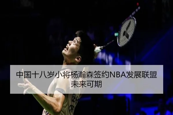 中国十八岁小将杨瀚森签约NBA发展联盟未来可期